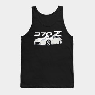 jdm white 350z 370z racing nissan Tank Top